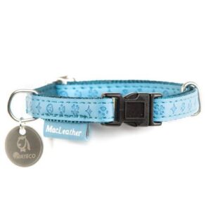 Collar MacLeather azul 15mm
