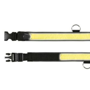Collar reflectante con luz amarillo L-XL