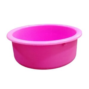 Comedero plástico rosa