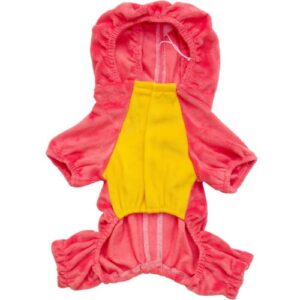 Disfraz-pijama de dinosaurio rosa talla: 20cm