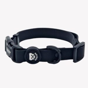 Collar negro de goma S 15mm