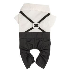 Esmoquin con camisa para cuatro patas tallas: 20cm