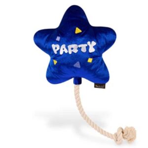Peluche de estrella cumpleaños azul