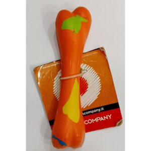 Hueso de goma naranja 17cm