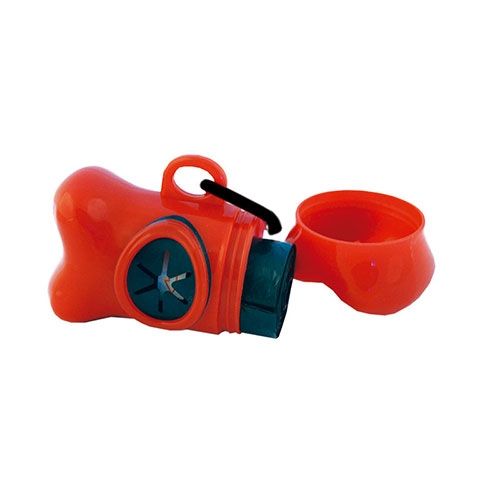 Porta bolsas huesito rojo