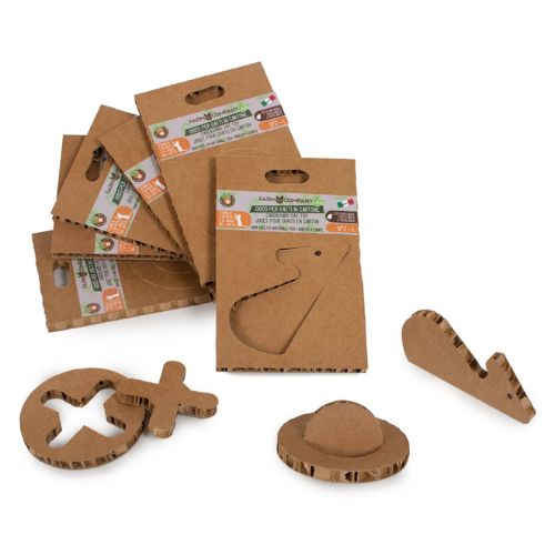 Juguete para gato de cartón