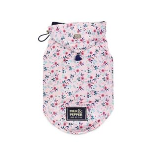 Chubasqquero rosa floral 38cm