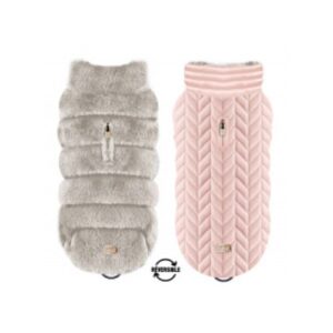 Anorak reversible luxury rosa 40cm