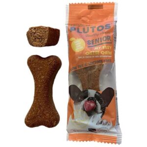 PLUTOS SENIOR-HUESO QUESO, MANZANA Y KRILL MARINO