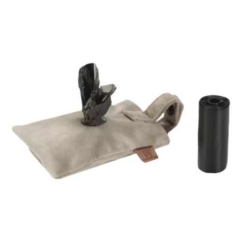 Porta bolsas higiénicas ante gris