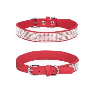 Collar brillo rojo 23mmx48cm