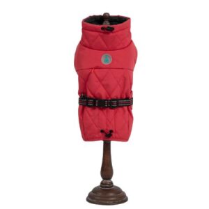 Anorak guateado con arnés rojo 80cm