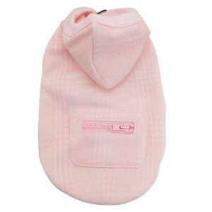 Sudadera rosa con cuadritos talla: 25cm
