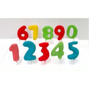 Vela cumpleaños de galleta congelada