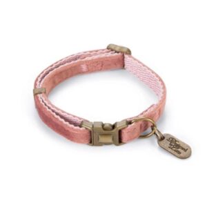 Collar Velura rosa S