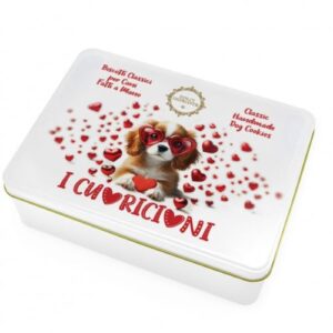 Lata de galletas corazones Dolci impronte 140g