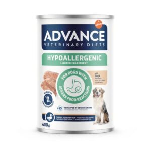 Advance hipoalergénico húmedo sabor a pato 400g