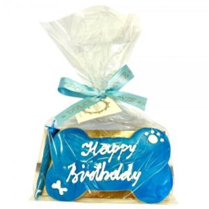 Hueso cumpleaños dolci impronte azul 85g