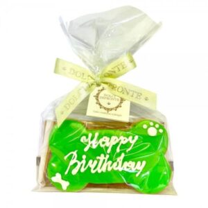 Hueso cumpleaños dolci impronte verde 85g
