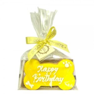 Hueso cumpleaños dolci impronte amarillo 85g