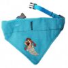 Pañuelo collar del Demonio de Tasmania azul 30cm - Imagen 2