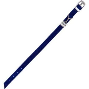 Collar mini de terciopelo azul eléctrico 10mmx35cm