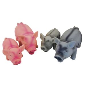 Cerdito de látex con sonido pequeño