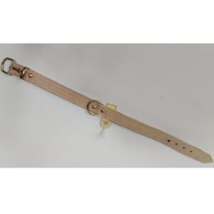Collar de ante rosa claro 20mmx33cm