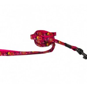 Correa mini rosa con estampado 10mmx124cm