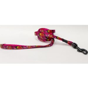 Correa mini rosa con estampado 10mmx124cm