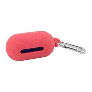 Porta bolsas de silicona rosa