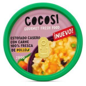 Estofado casero de pollo 100% carne fresca sin aditivos 280g