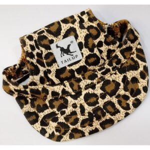 Gorra de leopardo para perro S