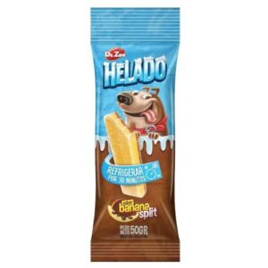 Helado sabor Banana Split para perros 50g