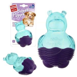 Juguete de hipopótamo termoplástico para cachorro