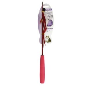 Caña telescópica para gato 100cm roja
