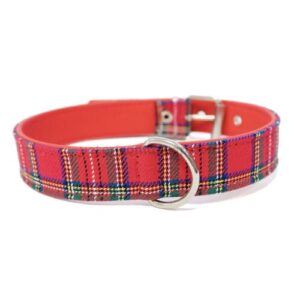 Collar escocés rojo 32cmx20mm