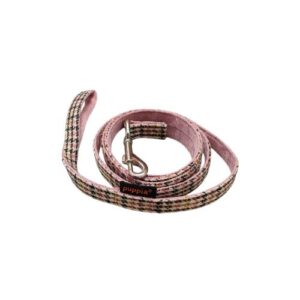 Correa Puppia pata de gallo rosa 15mmx140cm