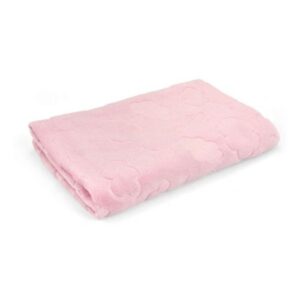 Manta de peluche rosa 100x70cm