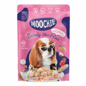 Moochie Beuty skin y coat Salmón