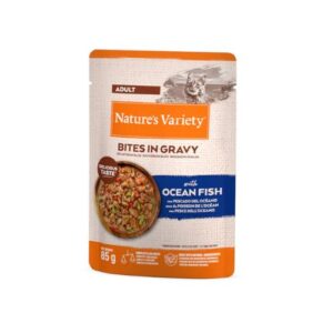 Sobre para gato adulto con pescado del océano 85g