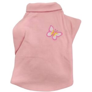 Polo rosa con mariposa talla: 25cm