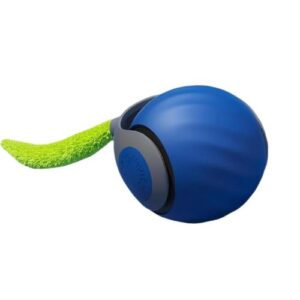 Rolling ball para gatos azul