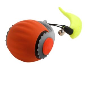 Rolling ball para gatos naranja