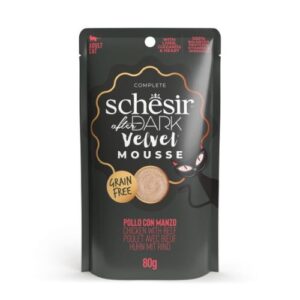 Mousse para gato pollo con carne 80g