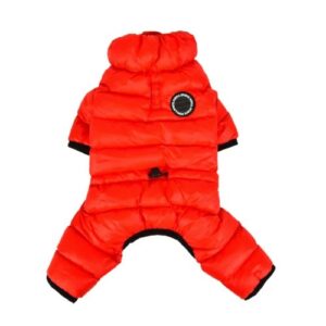 Anorak cuatro patas Puppia rojo 45cm