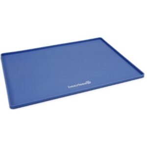 Alfombrilla de silicona para comederos 40x30cm