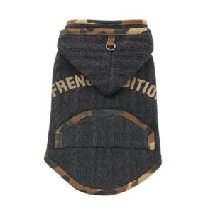 Sudadera trenzada capucha 38cm