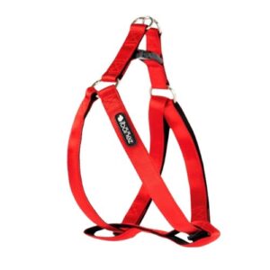 Arnés nylon ajustable rojo S 15mm