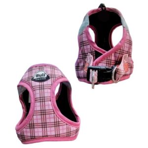 Arnés tartán rosa T1